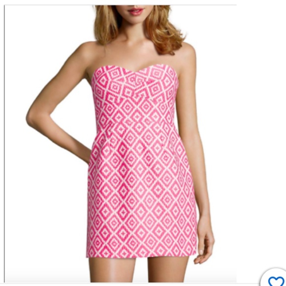 Wyatt pink and white mini dress